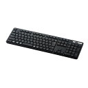 ELECOM TK-FBM120KBK [日本語配列109キー キーボード ワイヤレス Bluetooth 抗菌 薄型 ワイヤレスキーボード フルキーボード メ...
