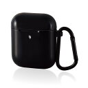 ELECOM AVA-APTSBK [AirPods Proケース ワイヤレス充電Qi対応 TOUGH SLIM 耐衝撃 TPU PET カラビナ付き ブラック...