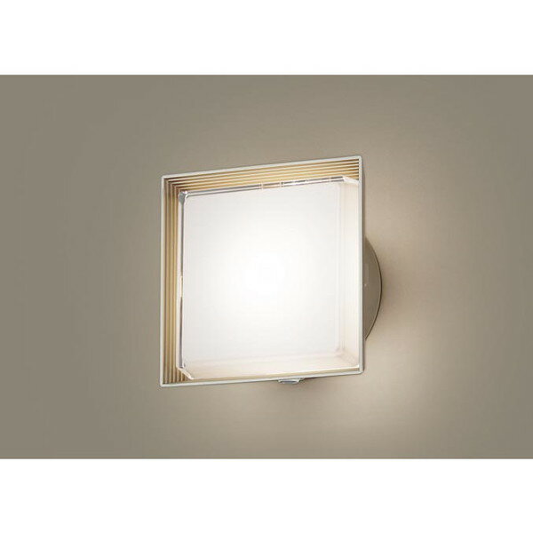 PANASONIC LGWC81300KLE1 [壁直付型 LED（電球色） ポーチライト 拡散タイプ・密閉型 防雨型・FreePaお出迎え・フラッシュ・明るさセンサ付・段調光省エネ型 白熱電球40形1灯器具相当]