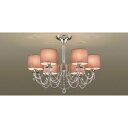 PANASONIC LGB59650 [ 吊下型 LED(電球色) シャンデリア Uライト方式 World Craft(ワールドクラフト) 白熱電球40形6灯器...