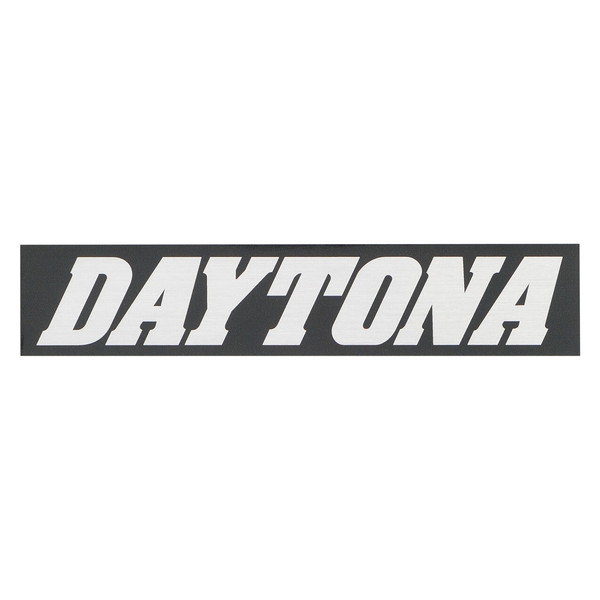 其它 - デイトナ D21276 ステッカー DAYTONA 角型 150×30mm 黒/銀文字