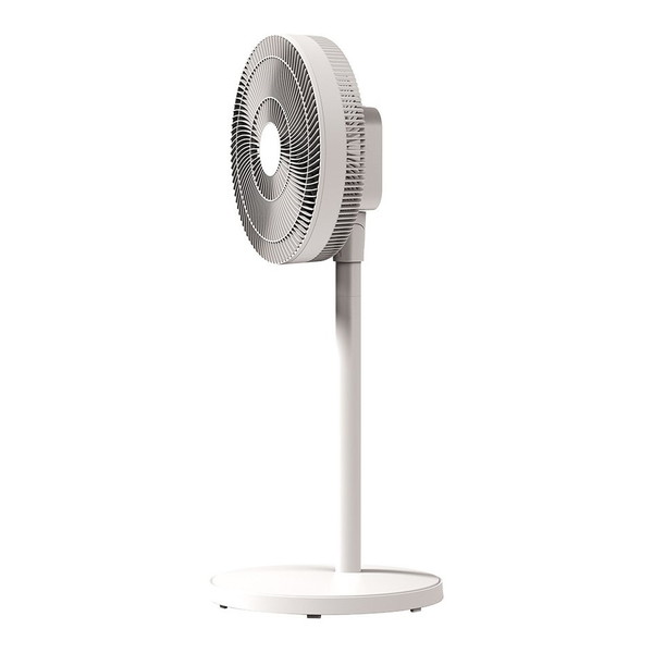 コイズミ KLF-3013/W 白 ホワイト リビング扇風機 DCモーター搭載 リモコン付 風量8段階調節 首振り オフタイマー 熱中症対策 暑さ対策 風の巡回 エアコンと兼用 キッチンのこもりがちな熱対策 KLF3013