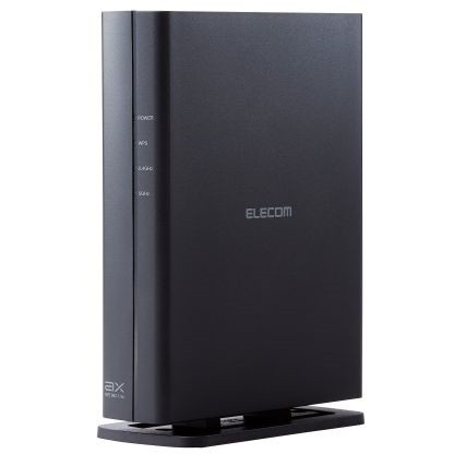 ELECOM WRC-X1800GS-B WiFi[^[ LAN e@ WiFi6 1201+574Mbps (11ax) MKrbg ANZX|Cg IPv6(IPoE)Ή e[N [J[