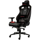 ゲーミングチェア オフィスチェア デスクチェア レッド 赤 リクライニング 極厚PUレザー ネックピロー/ランバーサポート付 テレワーク PC作業 NBL-PU-RED-003 noblechairs EPIC エグゼクティブデザイン アウトレット エクプラ特割