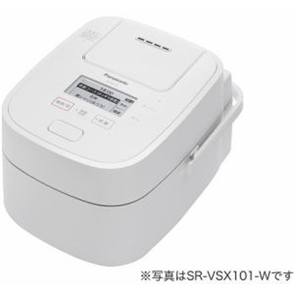 PANASONIC SR-VSX181-W ホワイト [スチーム&可変圧力IHジャー炊飯器 (1升炊き) おどり炊き]