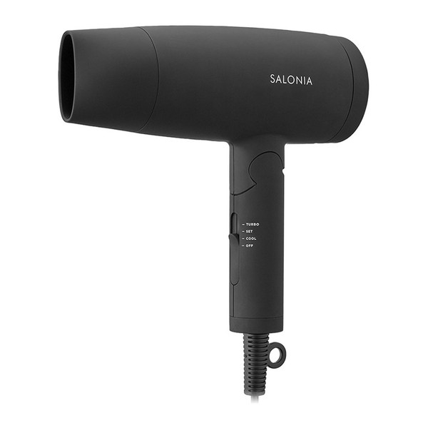 ドライヤー SALONIA サロニア SL-013-BK ブラック 黒 スピーディーイオンドライヤー シンプル おしゃれ 大風量 マイナスイオン 時短 速乾 軽量 コンパクト 折りたたみ 持ち運び SL013BK 新生活 母の日 クリスマス ギフト プレゼント