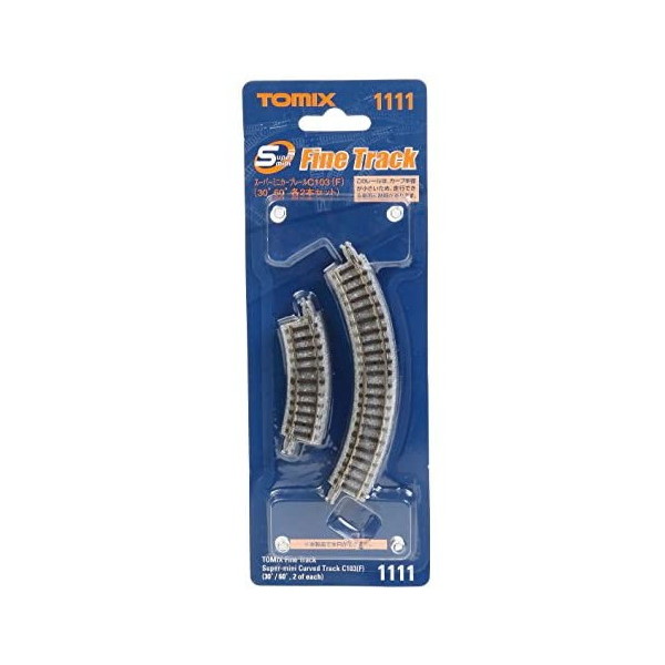 トミーテック 1111 スーパーミニイカーブレールC103(F)(30°60°各2)