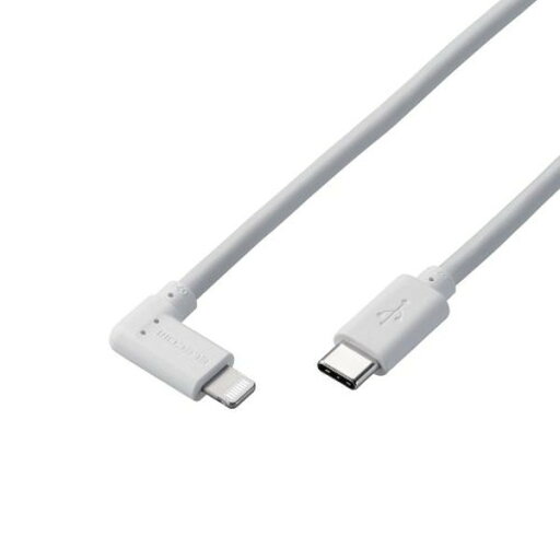 ELECOM MPA-CLL12WH iPhoneケーブル iPadケーブル 抗菌 L型コネクタ タイプC PD対応 充電 データ転送 1.2m ホワイト ELECOM MPA-CLL12WH iPhoneケーブル iPadケーブル 抗菌 L型コネクタ タイプC PD対応 充電 データ転送 1.2m ホワイト