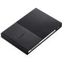 ELECOM ELP-GTV020UBK HDD 外付け ポータブル 番組録画向け USB3.2(Gen1) ブラック 2TB メーカー直送(2)