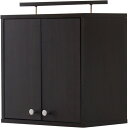 ホームテイスト CLR-485UP ダークブラウン コレクションラック【-Luke-ルーク】浅型ハイタイプ(専用上置き) メーカー直送
