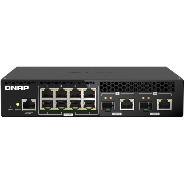 QNAP QSW-M2108R-2C ubN [Layer 2 Web}l[WhXCb` 10|[g (10GbE2.5GbE)]