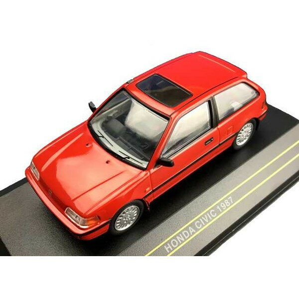 ファースト43 ホンダシビック 1987 レッド 1/43