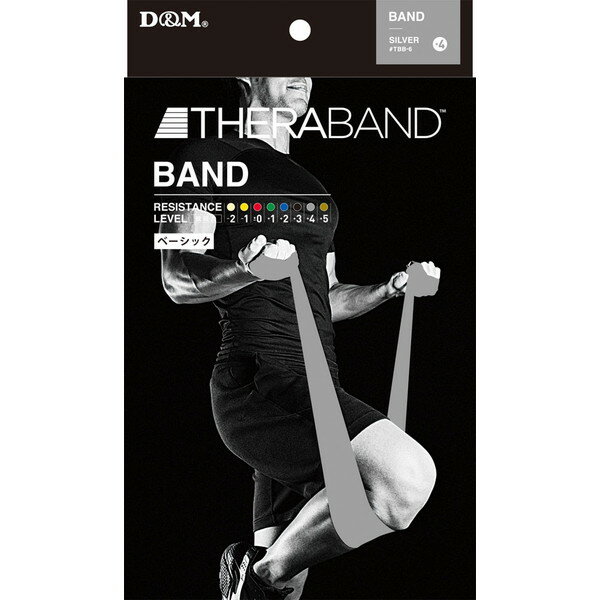 セラバンド D&M THERBAND セラバンド 2m 強度レベル+4 シルバー TBB6