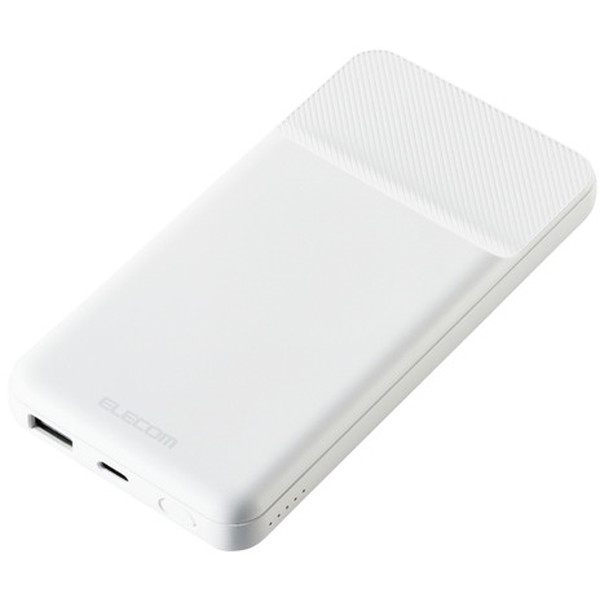 ELECOM DE-C32-10000WH [モバイルバッテリー MagSafe対応 PD対応 20W 10000mAh USB-C×1 USB-A×1 マグネット iPhone ホワイト] メーカー直送