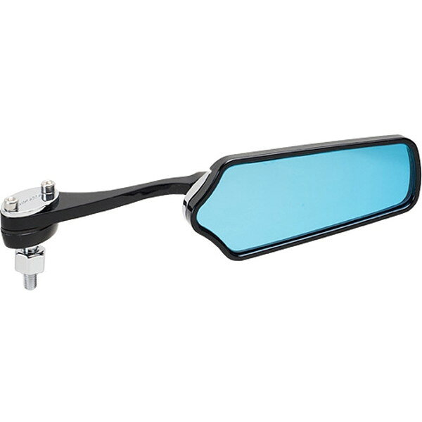 TANAX AMS-104-8 リゼットミラー 8mm ピアノブラック/ブルー鏡