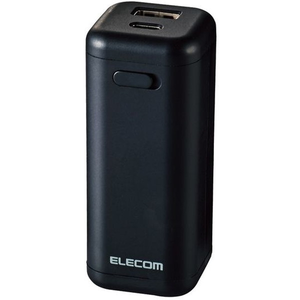 ELECOM DE-KD02BK ブラック [モバイルバッテリー/乾電池式/A-Cケーブル付属/単3電池4本付属] 新生活