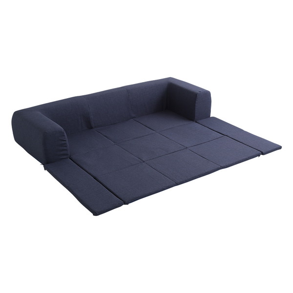 商品説明★ お子様が安心して遊べるプレイマットにもぴったり♪★ マットを折りたためば、シンプルなロングソファに。スペック* 商品サイズ：マット付きソファ時 外寸：(約)幅250x奥行き174x高さ35cm(座面高：(約)3cm) ソファ時(...