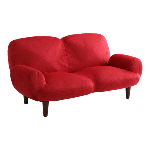 【エントリーでP5倍!20日20:00-27日1:59】 ホームテイスト SH-07-NST 2人掛け14段階リクライニングソファ Nastro-ナストロ- 日本製 2P ソファ レッド メーカー直送 新生活(3)