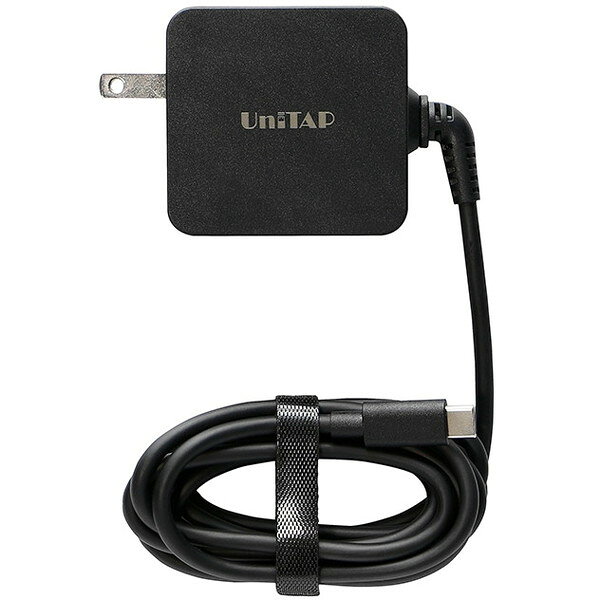 princeton PPS-PD65C ブラック Unitap [ケーブル一体型PD65W対応急速充電器]