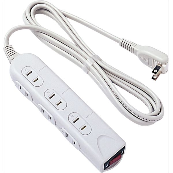 乐天商城 - LOAS TAPN03120 [OAタップ2mシャッター付 2P6個口 ライトグレー]