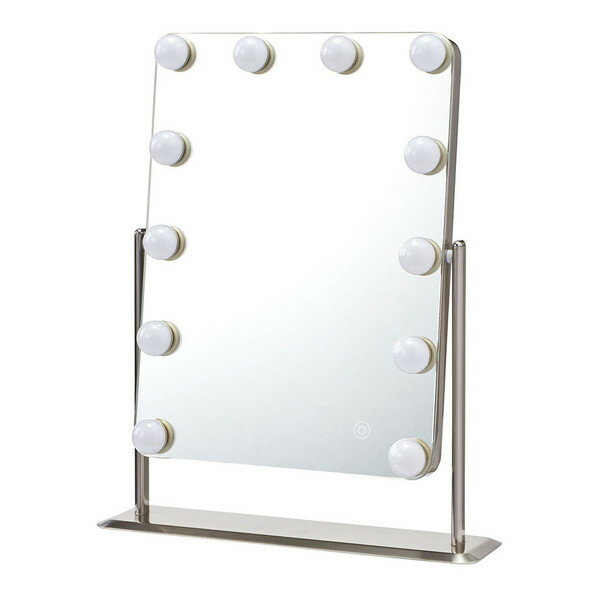 【エントリーでP5倍!20日20:00-27日1:59】 コイズミ KBE3170S 女優ミラー ハリウッドミラー 卓上 鏡 LEDライト 調光 調色 タッチパ...