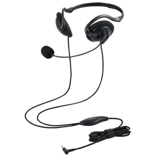 ELECOM HS-NB06TBK 黒 ヘッドセット ネックバンド 有線 両耳 4極ミニプラグ 折りたたみ式 変換ケーブル付(3極ミニプラグ) 軽量 ELECOM HS-NB06TBK 黒 ヘッドセット ネックバンド 有線 両耳 4極ミニプラグ 折りたたみ式 変換ケーブル付(3極ミニプラグ) 軽量