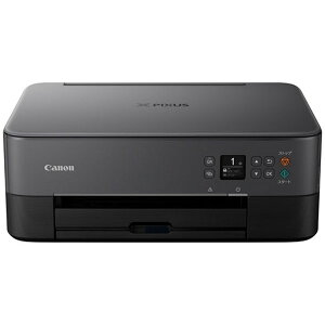 【5/10限定！エントリー＆抽選で最大100%Pバック】 CANON TS5430BK ブラック PIXUS A4インクジェット複合機 (コピー/スキャナ)