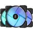 Fractal Design FD-F-AS1-1406 ブラック Aspect 14 RGB Black Frame 3-Pack ケースファン 3個パック