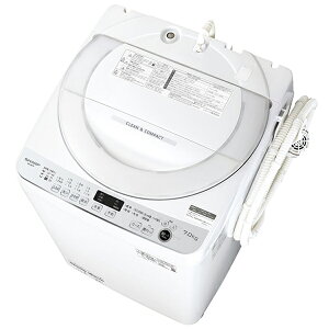 SHARP ES-GE7F ホワイト系 [簡易乾燥機能付洗濯機 (7.0kg)] 新生活