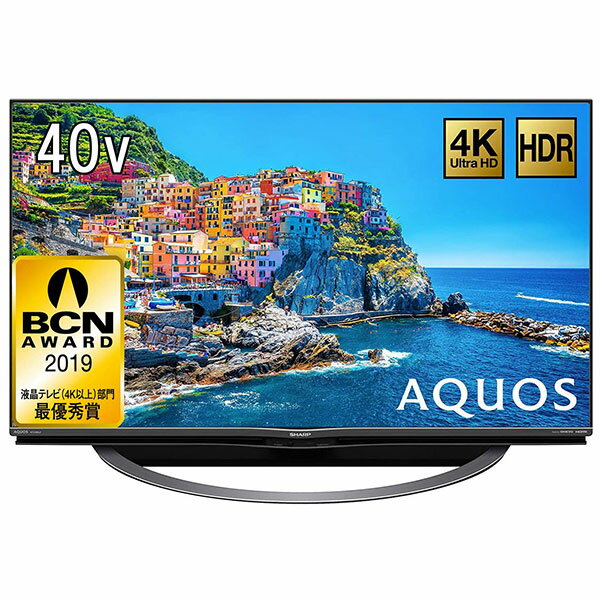 【送料無料】SHARP 4T-C40AJ1 AQUOS [40V型地上・BS・110度CSデジタル 4K対応LED液晶テレビ]