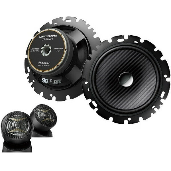 PIONEER TS-F1640S-2 �����åĥ��ꥢ [16cm���ѥ졼��2���������ԡ����� (�ֺ��ѡ�4��1��)]