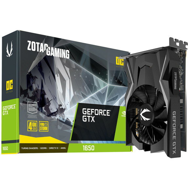 ZOTAC ZOTAC GAMING GeForce GTX 1650 OC GDDR6 グラフィックボード (PCIExp 4GB)