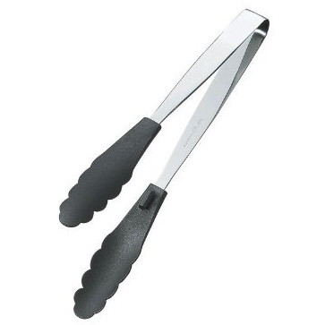 【エントリーでP5倍!20日20:00-27日1:59】 田辺金具 抗菌耐熱ストッパー付マルチトング ブラック270