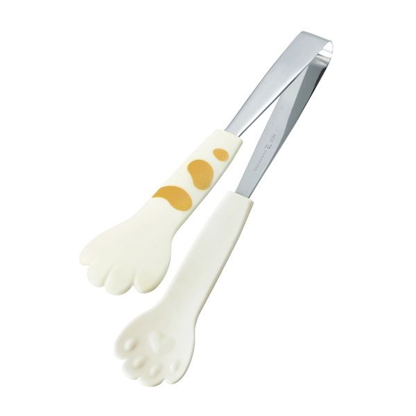 【エントリーでP5倍!20日20:00-27日1:59】 田辺金具 でかにゃんこトング 白たま