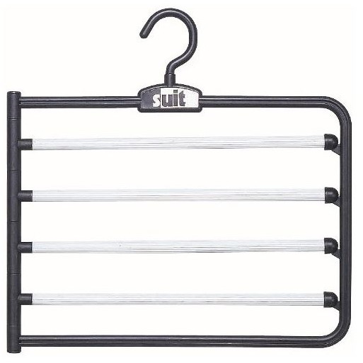 サワフジ ハンガー ズボン用 アメリカンハンガー DX (ボトムハンガー ズボンハンガー パンツハンガー)