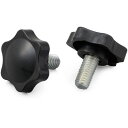デイトナ D25302 バイク用 リアスタンドアジャスタブル用 補修品 調整ノブボルト(2)