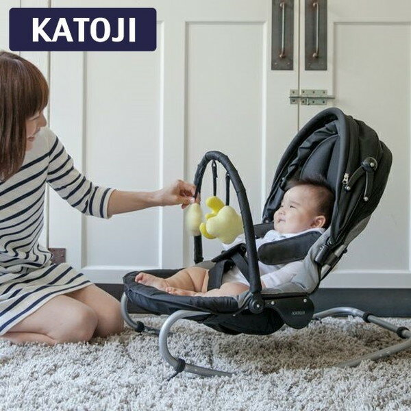 KATOJI イージーリクライニングバウンサー NewYorkBaby [ベビーバウンサー (生後1ヶ月〜体重15kg)] カトージ