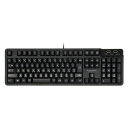 【エントリーでP5倍!20日20:00-27日1:59】 ELECOM TK-FCM094HBK 有線フルキーボード メンブレン式 メカニカルライク USB(2...