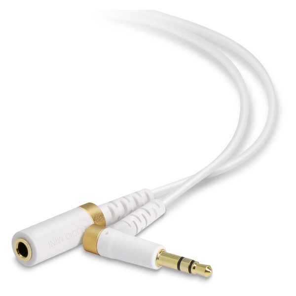 ELECOM EHP-35ELS20WH ヘッドホン延長ケーブル 高耐久 2m ホワイト