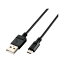 ELECOM U2C-JAMB09BK microUSB֥ USB2.0 ѥå 0.9m ֥å