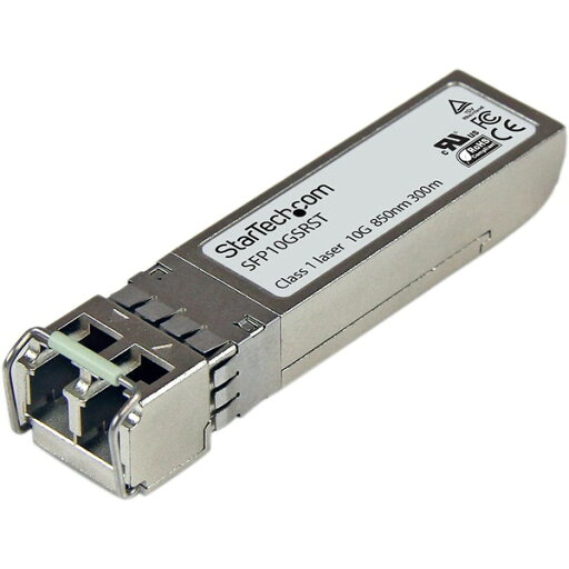 StarTech SFP-10GBASE-SR-ST シルバー SFP+モジュール Cisco製SFP-10GBASE-SR互換 10GBase-SR準拠光トランシーバ StarTech SFP-10GBASE-SR-ST シルバー SFP+モジュール Cisco製SFP-10GBASE-SR互換 10GBase-SR準拠光トランシーバ