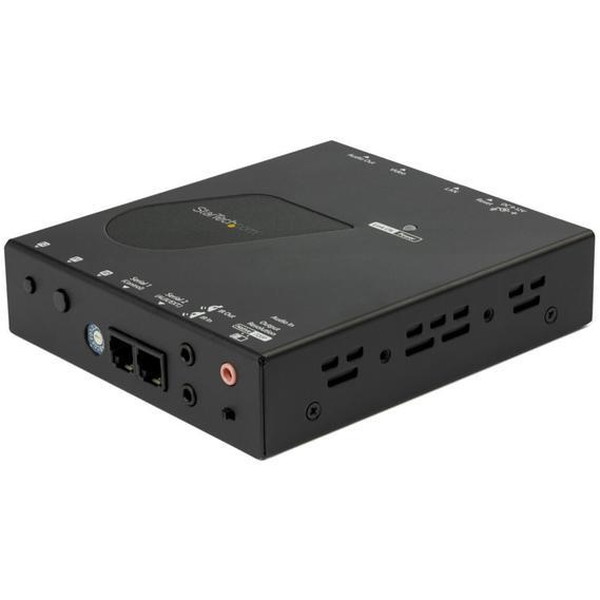 StarTech ST12MHDLAN2K ブラック [IP対応HDMIエクステンダー受信機 送受信機セット/ビデオウォールシステム対応 1080p]
