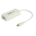 StarTech US1GC301AUW USB Type-C LLANA_v^ zCg USB-A|[gt USB-C-MKrbgEthernetϊNIC