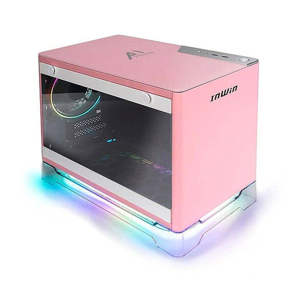 IN WIN A1 Prime PINK ピンク [Mini-ITXケース]【KK9N0D18P】