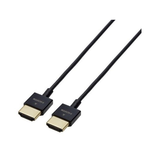 Hdmi Cable - ELECOM CAC-HD14US15BK HDMIケーブル ウルトラスリム イーサネット対応 1.5m