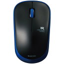 【エントリーでP5倍!20日20:00-27日1:59】 エレコム ワイヤレスマウス 3ボタン 静音 省電力 電池長持ち 赤外線LED 2.4GHz 無線 ブラ...