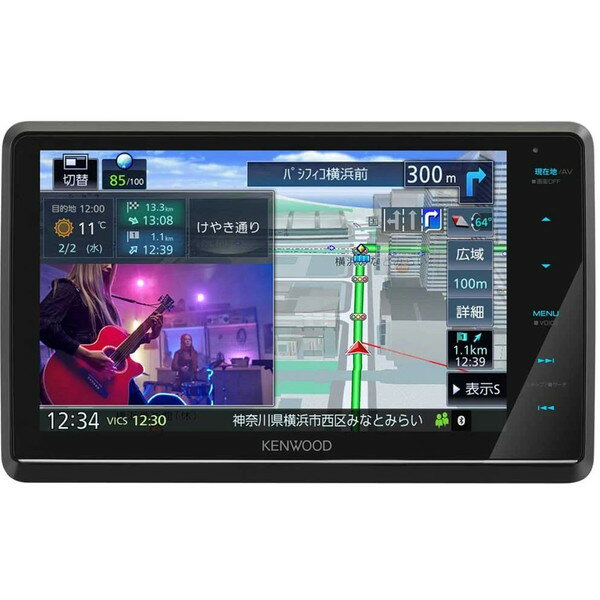 KENWOOD MDV-S809F 彩速ナビ 8V型 AVナビゲーション 地上デジタルTVチューナー Bluetooth内蔵