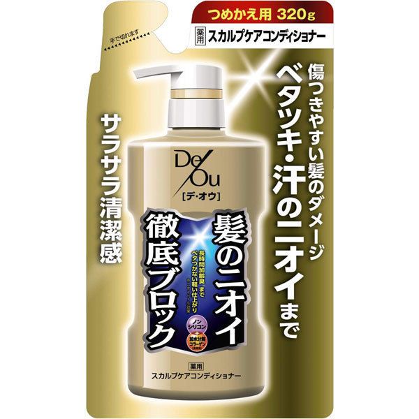 ロート製薬 デ・オウ 薬用スカルプケアコンディショナー 詰め替え 320g