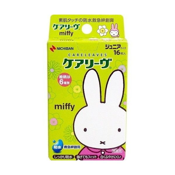 NICHIBAN CLB16MFN ケアリーヴ キャラクター ミッフィー ジュニアサイズ 16枚入 ニチバン