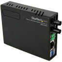 StarTech MCM110ST2 ubN [fBARo[^ C[Tlbg(10/100 Mbps) - t@Co(100BASE[FX) }`[h ST ő2km] [J[